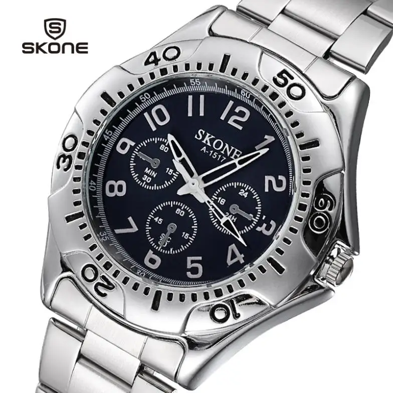 Hot Sale 2014 Men Watches Casual Sports Watch Business Workplace Big Number Alloy Quartz WristWatch | Наручные часы