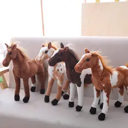 BABIQU 1 шт. 30 см Моделирование лошадь 5 видов плюшевые игрушки Украшения дома и офиса милые куклы Высокое качество прекрасный подарок Подарки