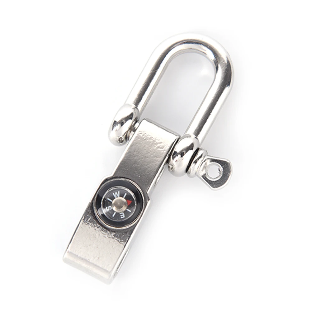 One Piece Stainless Steel U Shaped Shackle Buckle For Bracelets with