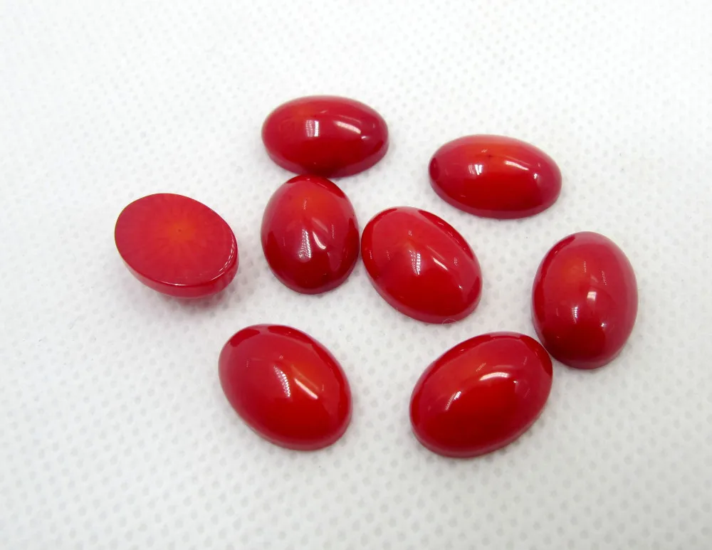 Red coral 10x14mm