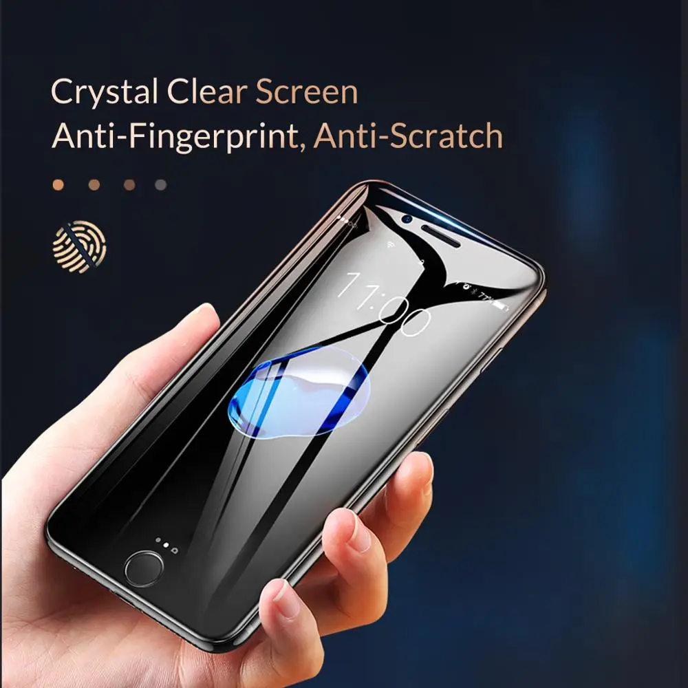 ORICO 2PCS Gehärtetem Glas Screen Protector für iphone 6 7 8 9H Härte Schützende Front Film Glas Au