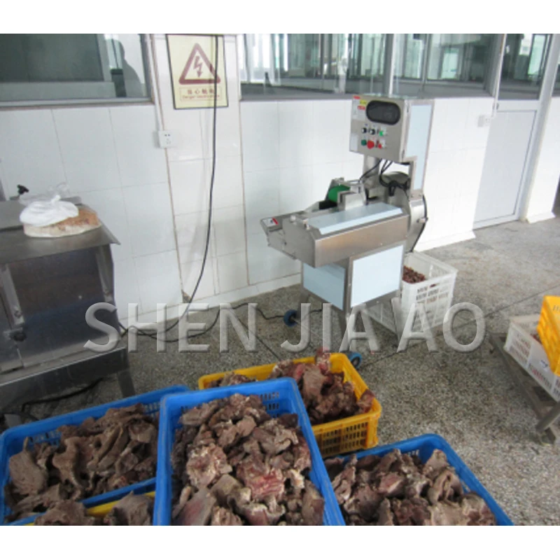 Коммерческая приготовленная мясорубка машина регулировки толщины мяса 500 кг/ч деликатесы машина для переработки столовой Ресторан Кухня