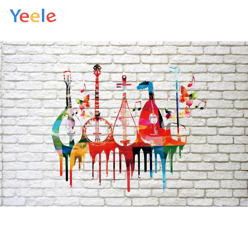 

Yeele New Year Chinoiserie Court Musical Instrument Photography Backdrops Personalized Photographic Backgrounds For Photo Studio