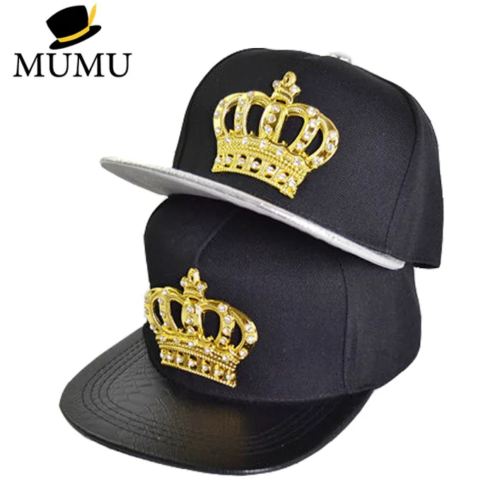 Искусственная крокодиловая кожа Mesuda хип-хоп кепка лев голова в короне Snapback шляпы золотые стразы хип-хоп шляпа для мужчин и женщин подарок