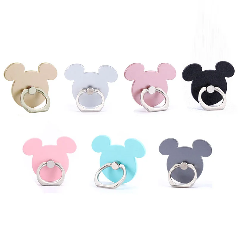 

Cartoon Cute Ring Mobile Phone Smart phone Stand Holder For iPhone X 8 7plus Samsung HUAWEI 360 Rotatable Smart Phone Holder