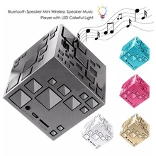 2017 Mini Magic Square Bluetooth Speaker Q+ Wireless Portable Music Sound Box Altavoz Support TF USB Cable Speaker FM Handsfree