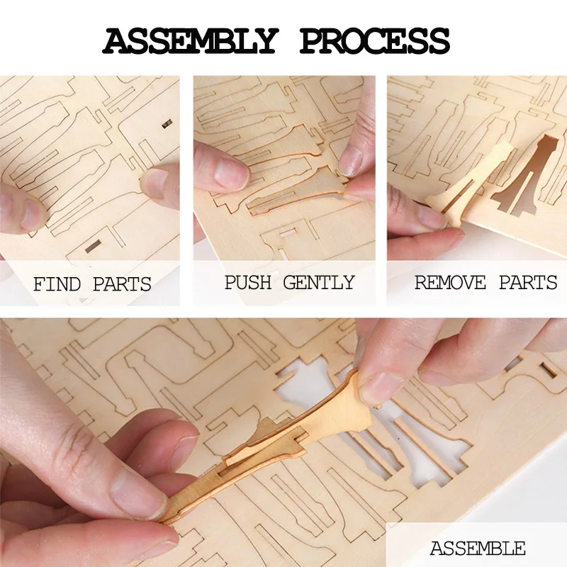 MOMEMO 2 вида модели дракона Diy 3D деревянные головоломки креативные сборные игрушки