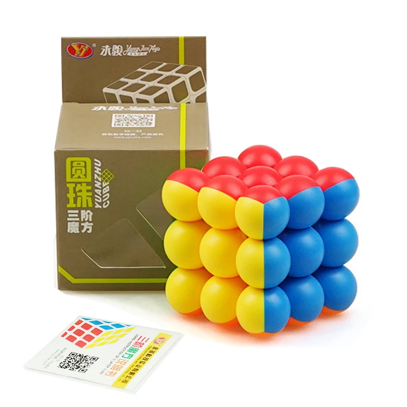 

Professional Circular 3*3*3 Ball Speed Cube Magic Cube Educational Puzzle Toys For Children Learning Cubo Magic Toys Gift