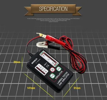 

Lambda Sensor Tester and Simulator 1,2,3 and 4 wires sensors durable ABS enclosure