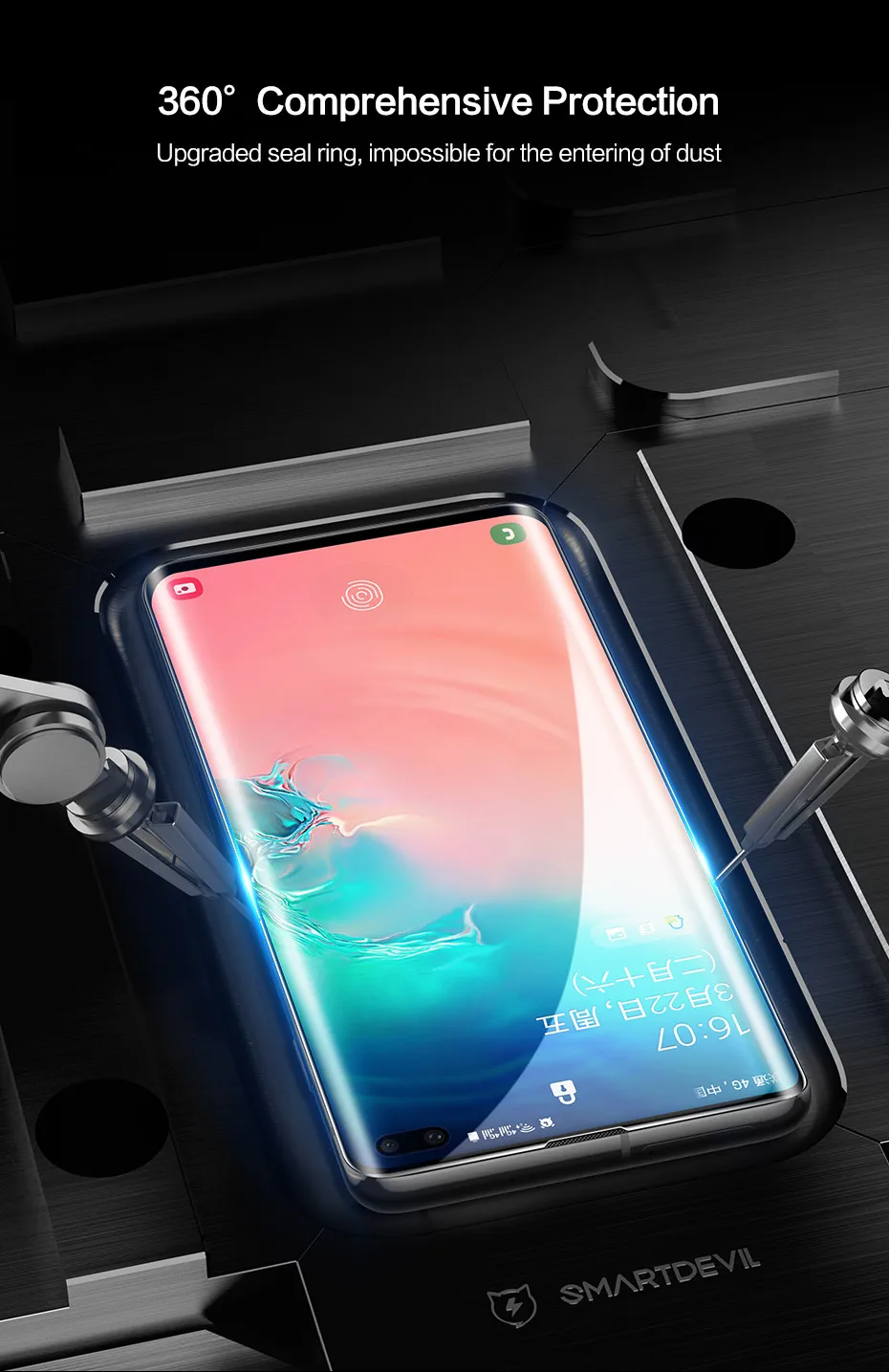 Защитное стекло для экрана SmartDevl для samsung Note 8 9, закаленное стекло для Galaxy 8, 8 plus, S9, 9 plus, S10, 10 plus, защитная пленка