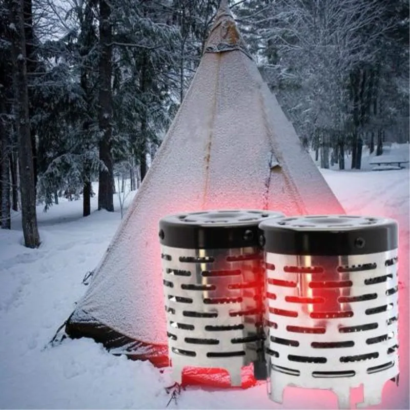

New Thermomatic Mini Infrared Outdoor Heater Multi-use Winter Travel Camping Warmer Equipment Tent Fishing Heating Stove Cap