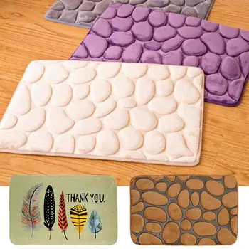

Kitchen Bathroom Door Absorbent Anti-slip Cover Mat Bath Mat Bathroom Carpet Kitchen Home Entrance Door Mat