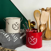 1 шт. перегородка ведро для кухонного инструмента ведро с ручкой подставка для палочек для еды дренажная отдельная коробка для хранения 14,5 см* 14,5 см* 13 см