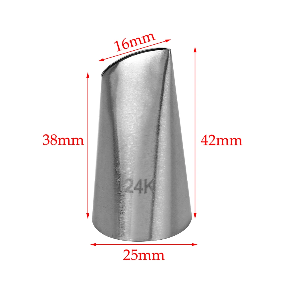 1 шт., сопло для глазури в виде цветка розы, русская выпечка, насадки для выпечки, формочки из нержавеющей стали, насадки для кексов, инструменты для украшения торта «сделай сам»