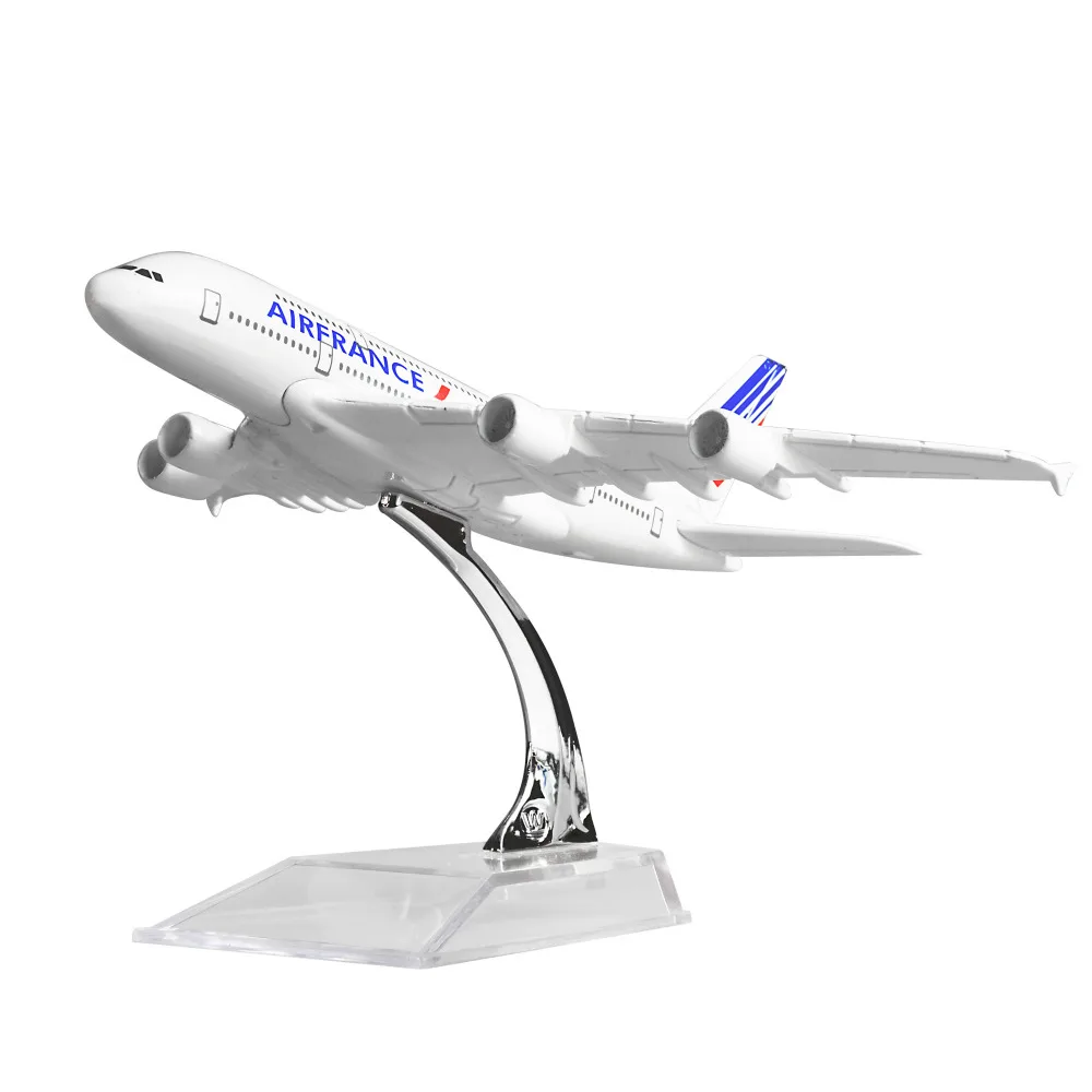 Модель самолета Air Франция A380 14 5 см из металлического сплава модель для детей