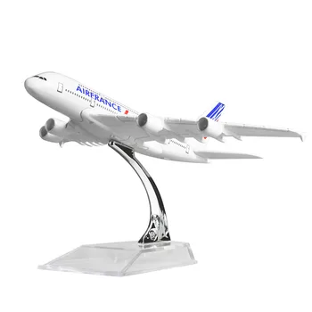 

Air France A380 14.5cm solid alloy metal model airplane models child Birthday gift plane models Free Shipping