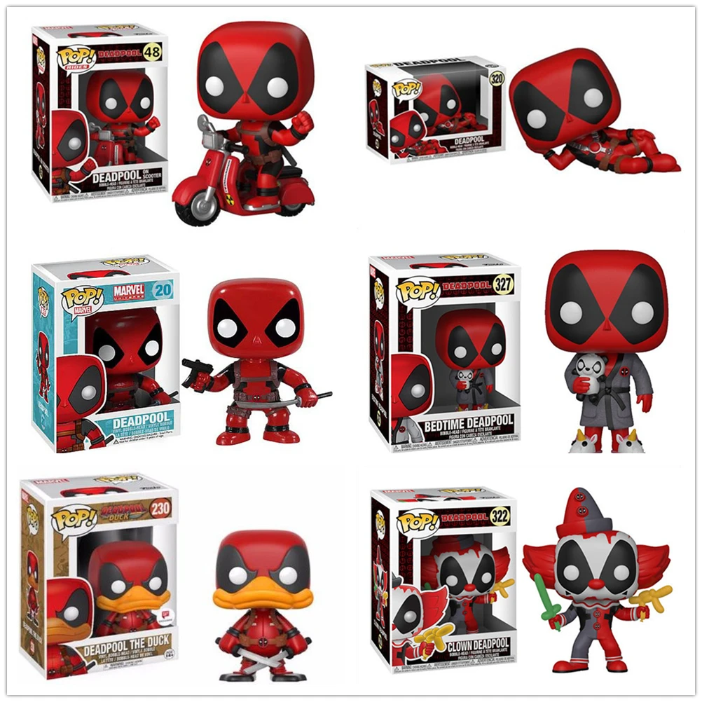 

Funko POP Deadpool The Joy of Painting Bob Ross Model Figure Collection Toys gifts