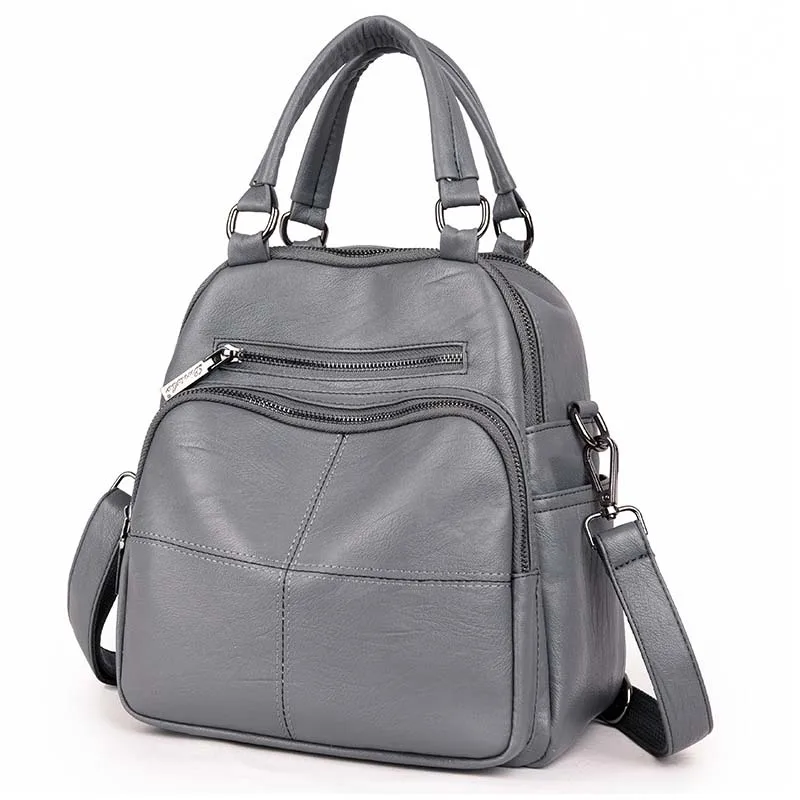 

2017 New Fashion Women Backpack Luxury Designer Multi-purpose Bag Lady Casual Large capacity Shoulder bags High Quality Backpack