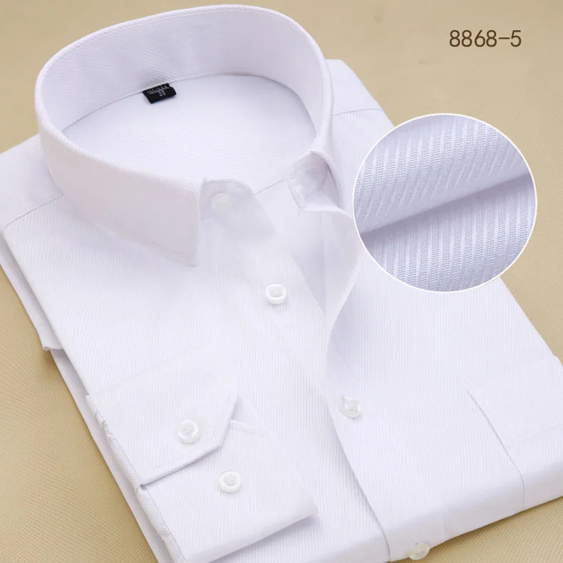 2018 Новая коллекция модные рубашка мужского качества морщин рубашка Для мужчин рубашка Стиль Популярные на рабочем месте Бесплатная