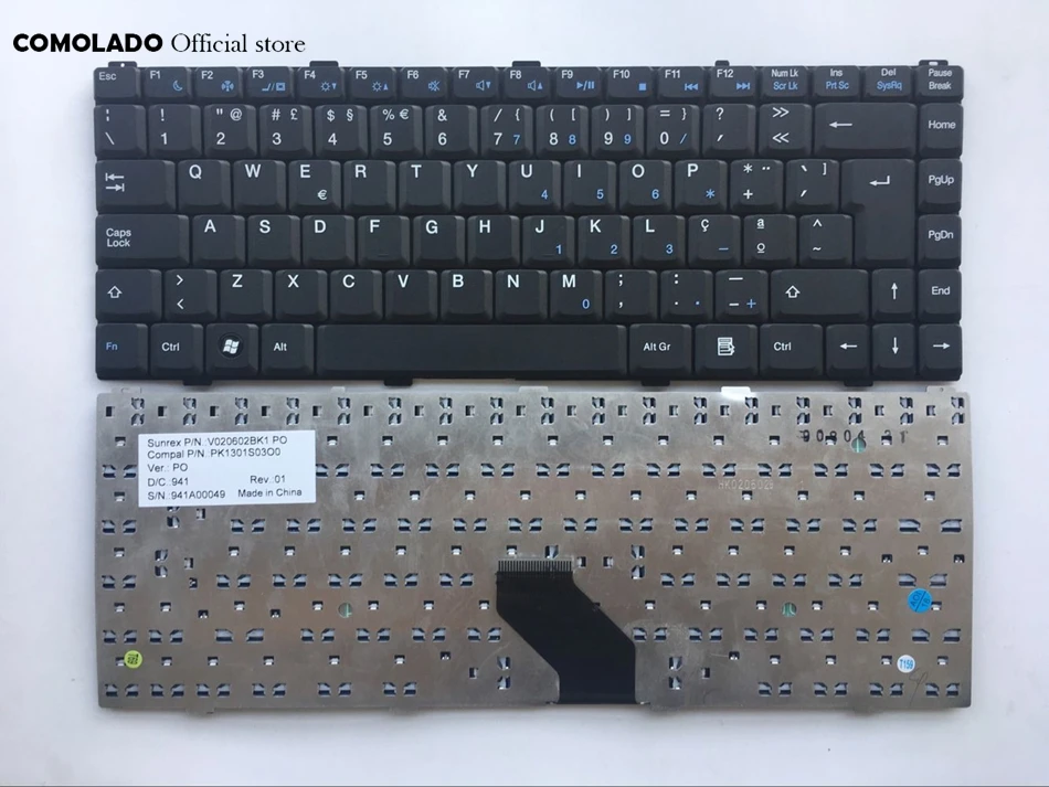 PO Portugal Keyboard for ASUS Z96 S62 S96 S9 S96J Z84 Z84F Z84J Z84JP Z96J Z96F Z84Fm Z96JS z62e z62f black keyboard PO Layout