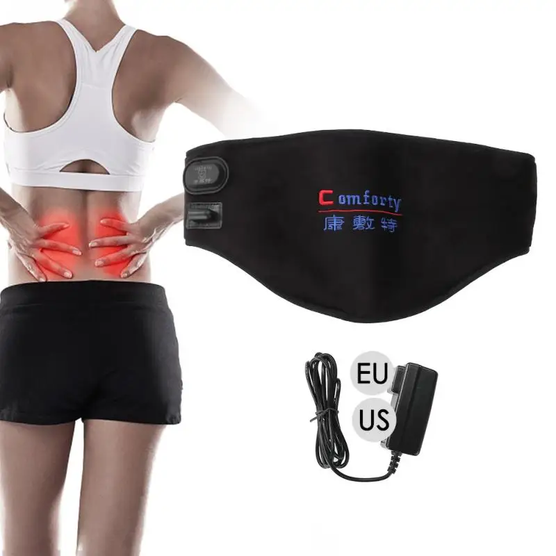 2 in 1 Women Electric Far Infrared Hot Compress Waist Back Pain Relieve