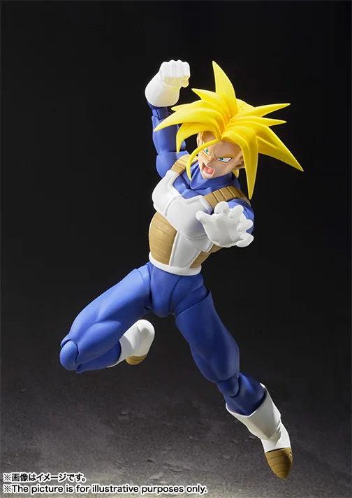 

Anime Dragon Ball Z SHF Figuarts Super Saiyan Trunk Joint Movable PVC Action Figure Collection Model Kids Toy Doll 15cm