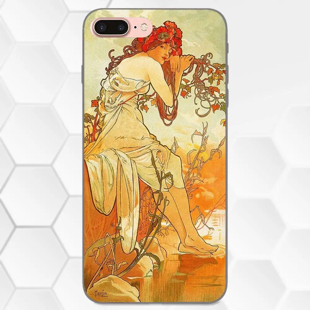 Мягкие ТПУ чехлы для мобильных телефонов Alfons Fly Primavera Apple iPhone 4 4S 5 5S SE 6 6S 7 8 Plus X XS Max