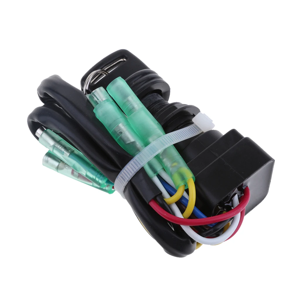 1 Pcs Universal Boat Ignition Key Switch Assembly For Yamaha 40HP 60HP Outboard Motor Replace 703-82510-42-00/703-82510-43-00