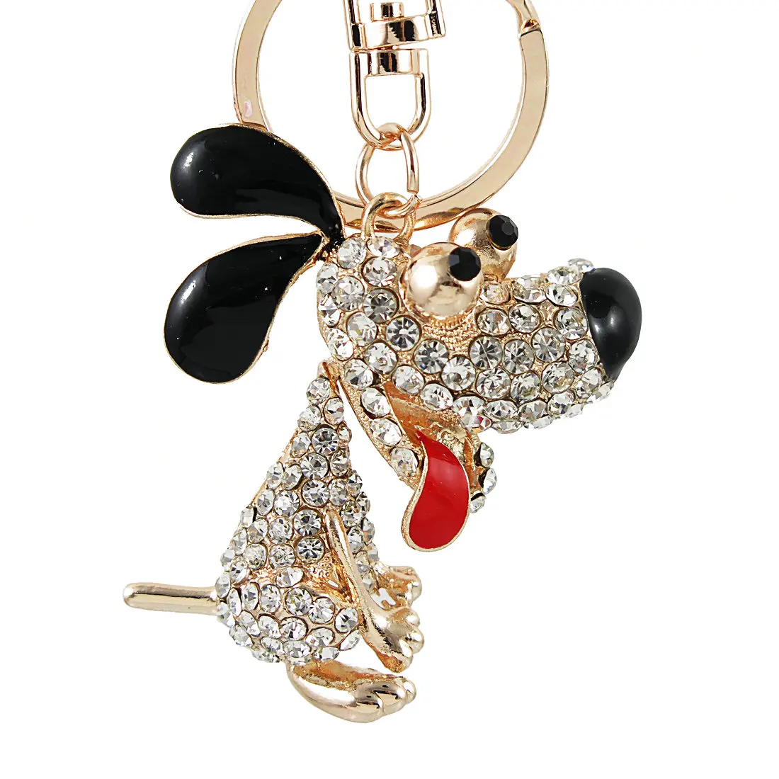 

Lovely Pet Dog Keychains Cute Dogs Key Ring Metal Car Keychain jewelry woman bag keyrings novelty items girl bag charm