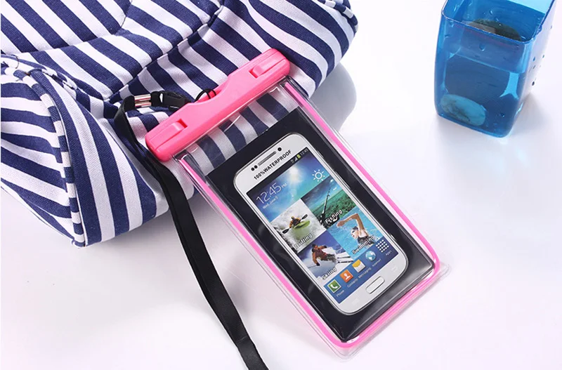 For LG Optimus G Pro 2 F350 D837 D838 Universal Cover Underwater Luminous Phone Case For LG V20 V30 Swim Waterproof Case