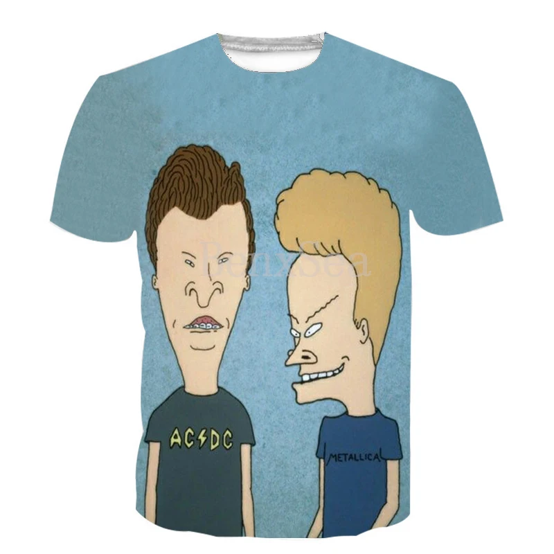 

Men Funny T Shirt Women Cool Tshirt Beavis & Butthead Work Sucks Fashiont Shirt