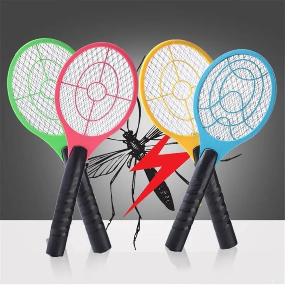 Практичный дизайн Легкая ручная электрическая Теннисная ракетка на батарейках электрическая ловушка для комаров для домашнего использования Прямая поставка