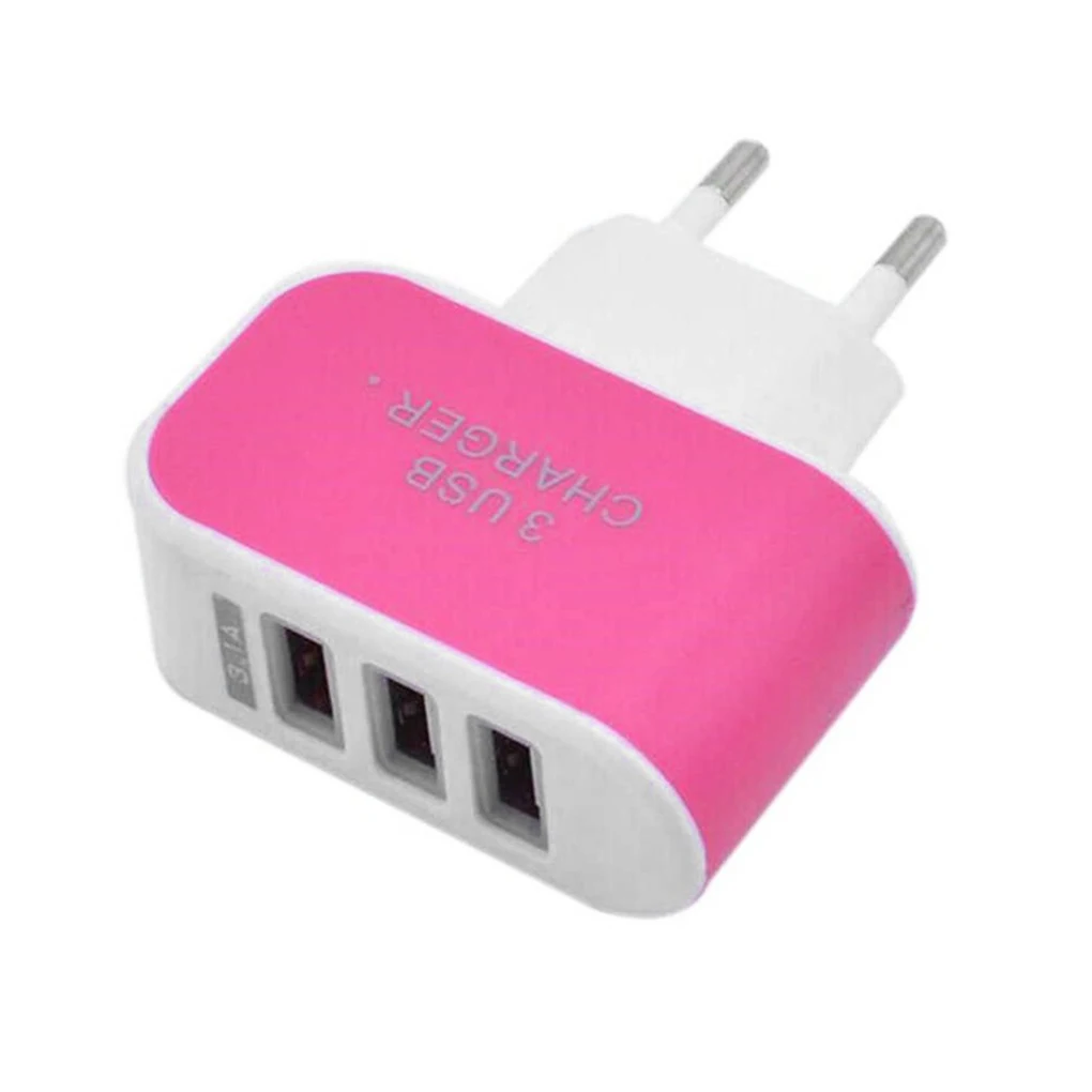 Универсальное многопортовое USB зарядное устройство 3 порта для путешествий USB настенный адаптер питания EU US зарядное устройство для iPhone для Xiaomi для samsung