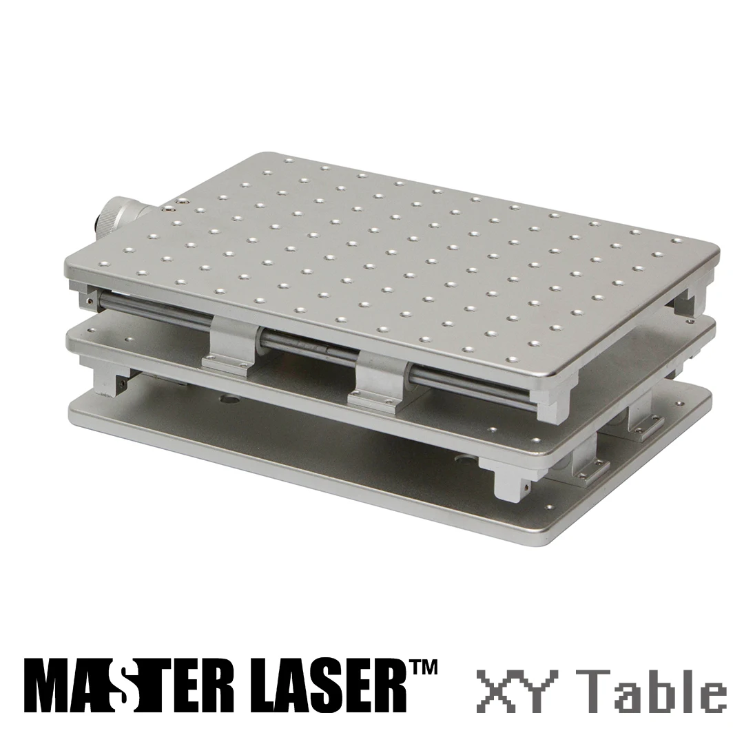 

1064nm Fiber Laser Marking Engraving Machine 2 Axis Moving Table Portable Cabinet Case XY Table