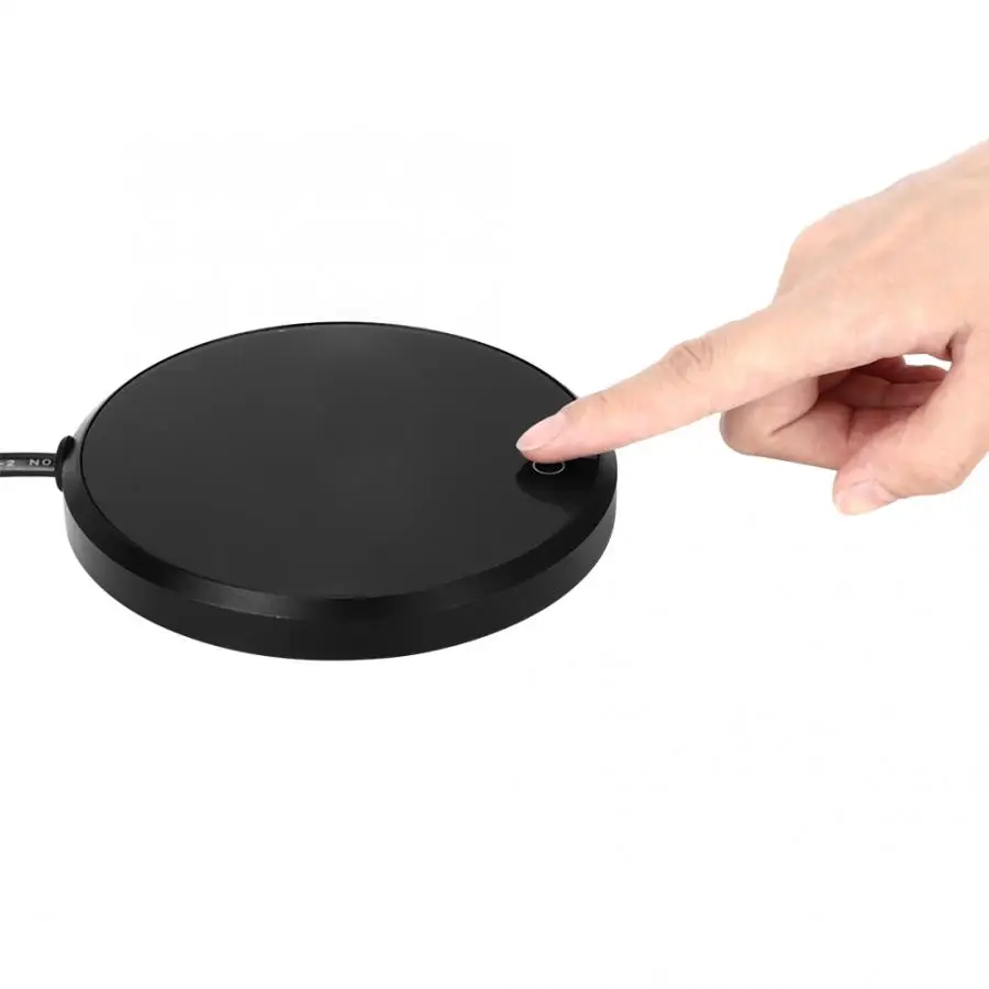 15W Smart Touch Heating Insulation Base Glass Teapot Heater Coffee Milk Juice Warmer Holder Office Water Cup Thermostat