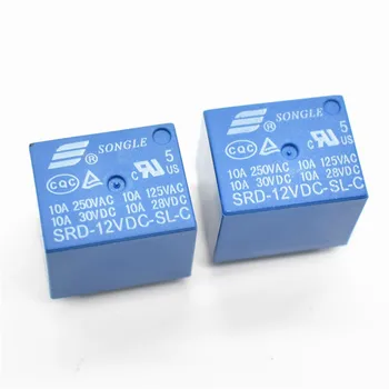 

Relays SRD-12VDC-SL-C PCB Type 12V DC SONGLE Power Relay
