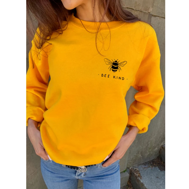 bee kind yellow sweatshirt Purchase 55