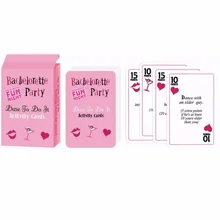 Fun Bachelorette Party Games Cards Dare To Do It Cards Wedding Bridal Shower Party Decoration Favor Gifts Scavenger Hun Supplies tanie tanio WakaParty CN (pochodzenie) HPT07-001 Numer Ślub i Zaręczyny Other 52pcs Tektura