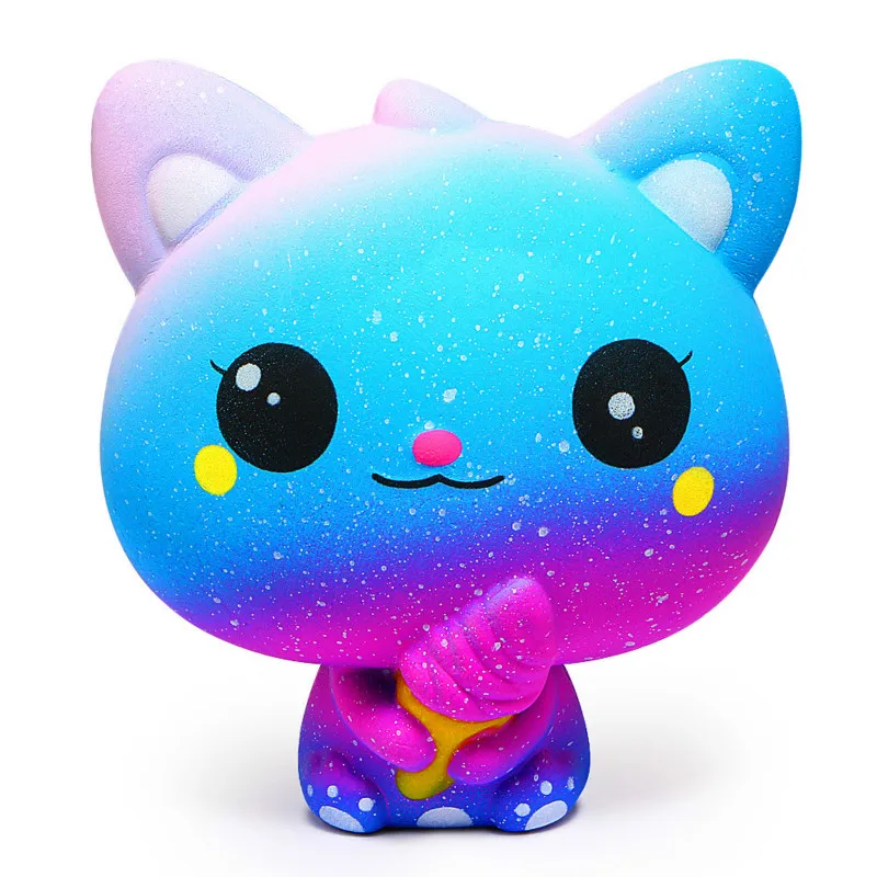 

Multicolor Squishi Antistress Kawaii Ice Cream Kitten Slow Rebound Squishy Simulation Ice Cream Cat Squeeze Cute Toys for Kids