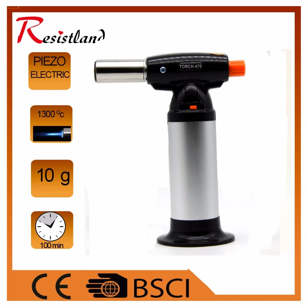 

Flame gun torch Butane Lighter burning torch electricity ignite outdoor gas torch Camping BBQ Soldering welding