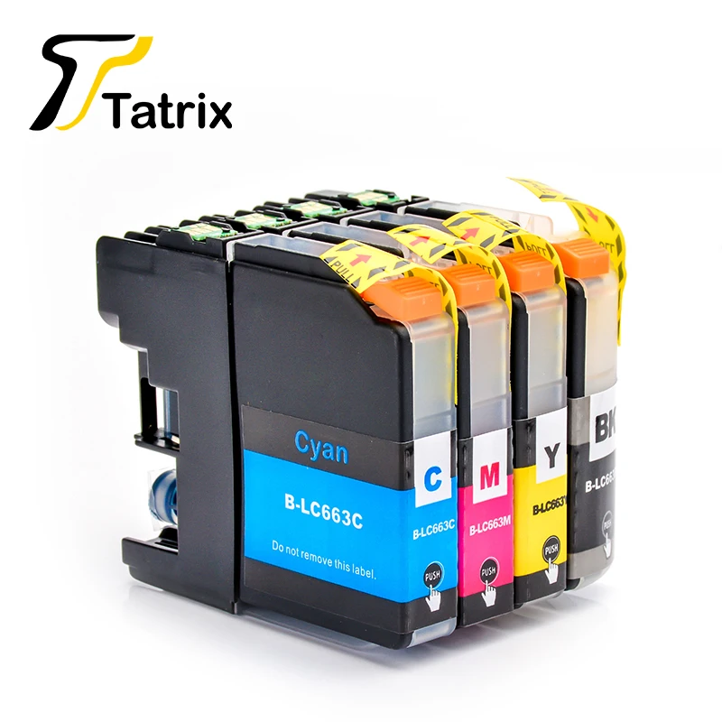 Чернильный картридж Tatrix 4PK для принтера Brother LC663 модель J2720|ink cartridge|brother mfc-j2320ink