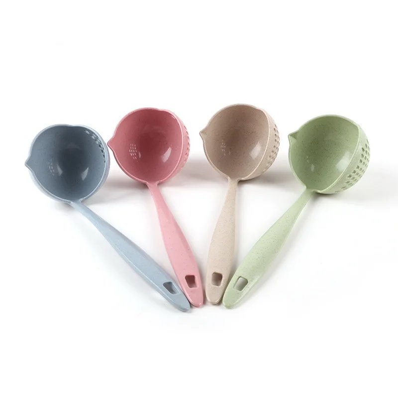 2 in 1 Long Handle Soup Spoon  1