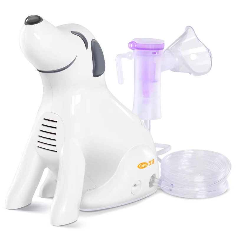 

Cofoe Air Compressor Nebulizer dog type Ultrasonic inalador Portable Automizer throat sprayer For Children Baby Steaming Device