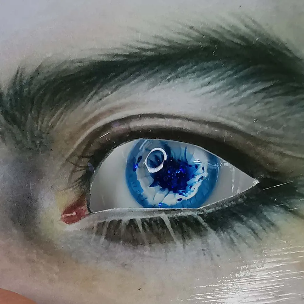 18 мм все размеры 12 14-22 мм смола BJD глаза Сияющий Синий Белый УФ глаз для 1/3 bjd sd MSD SD как DZ кукла Глазные яблоки ручной работы крошечные пузыри