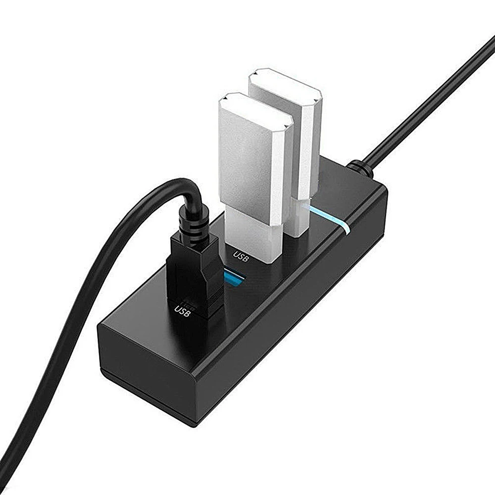 USB 3 0 4 портовый usb концентратор разветвитель адаптер 5 Гбит/с для ноутбука