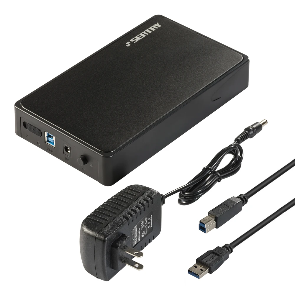 Алюминиевый корпус HDD 2 5 &quot3 5&quot SATA к USB 3 0 адаптер внешний жесткий диск Корпус для