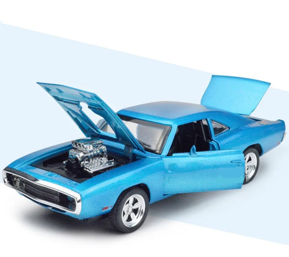 1:32 Масштаб Форсаж модель машинки масштаб 1970 Dodge зарядное устройство Модель автомобиля сплав игрушечные машинки литые игрушки для мальчика подарок для детей