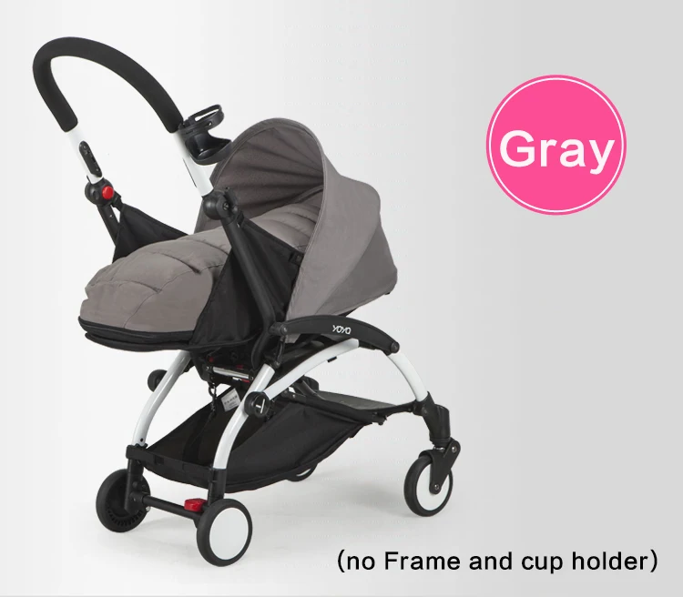 Детская коляска, корзина для сна, цвета могут быть выбраны для детей от 0 до 6 месяцев, Yoya yuyu - Цвет: Серый