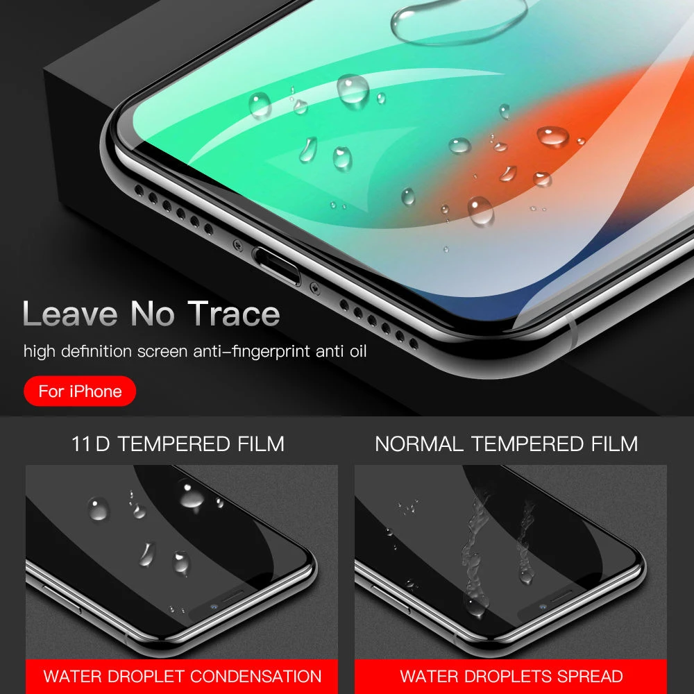 tempered glass screen protector designed for iphone x & iphone xs