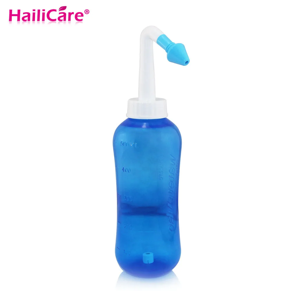 Lavadora Nasal De 500 Ml – Para Adultos Y Niños, Incluye 2 Boquillas, Riego Suave Para Cuidado De Fosas Nasales